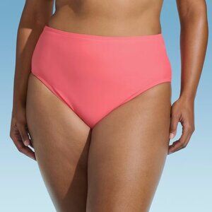 Lands End Coral Pink Bikini Bottom‎ Size 12